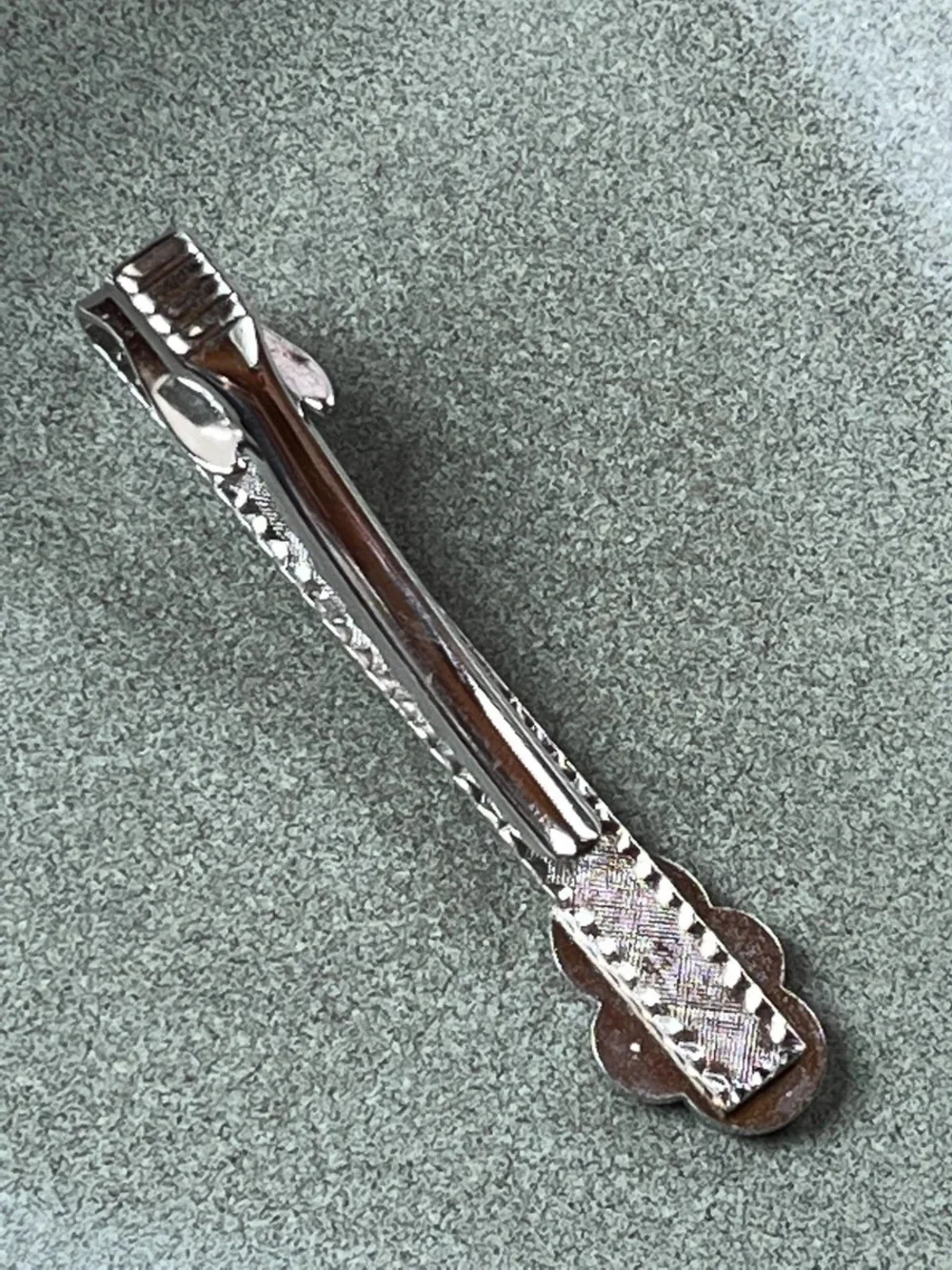 Silver-Tone Coin Accent Hair Clip